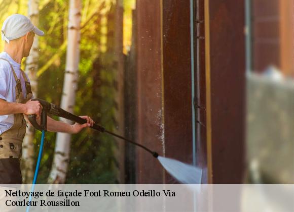 Nettoyage de façade font-romeu-odeillo-via-66120 Courleur Roussillon